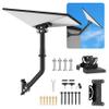 Gen 3 Starlink Mount, Adjustable Metal Starlink Standard Kit, Compatible with V3 Standard Dish with Pipe Adapter,Weatherproof,for Wall and Roof view 1