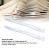 100 Pack Plastic Spiral Binding Coils, 4:1 Pitch 48 Loops for Letter/A4 Size, 360-Degree Rotation for Office School Projects, Suitable for Coworkers (White, 1/4 Inch (30 Sheet Capacity)) view 4