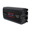 1500W/3000W Inverter Modified Sine Wave Inverter DC12V to AC 110V Outdoor Working Power Converter with LCD Display(Red) view 1