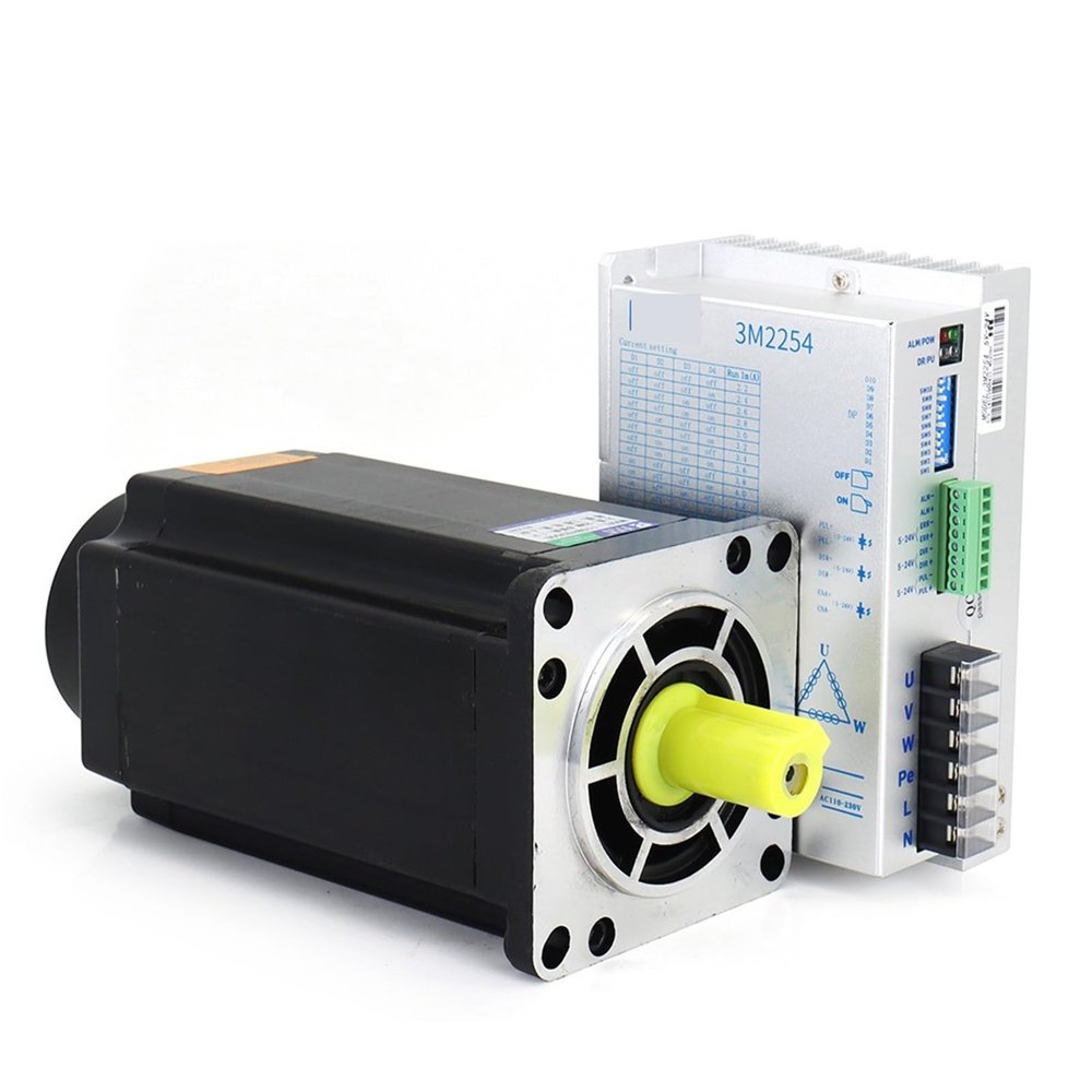 12N.m 5.8A 16N.m 6.2A 20N.m 6.8A 25N.m 3Phase Stepper Motor Driver Kits 110BYG350 Series 220V 3M2254+110BYG350(16N.m 110BYG350C)