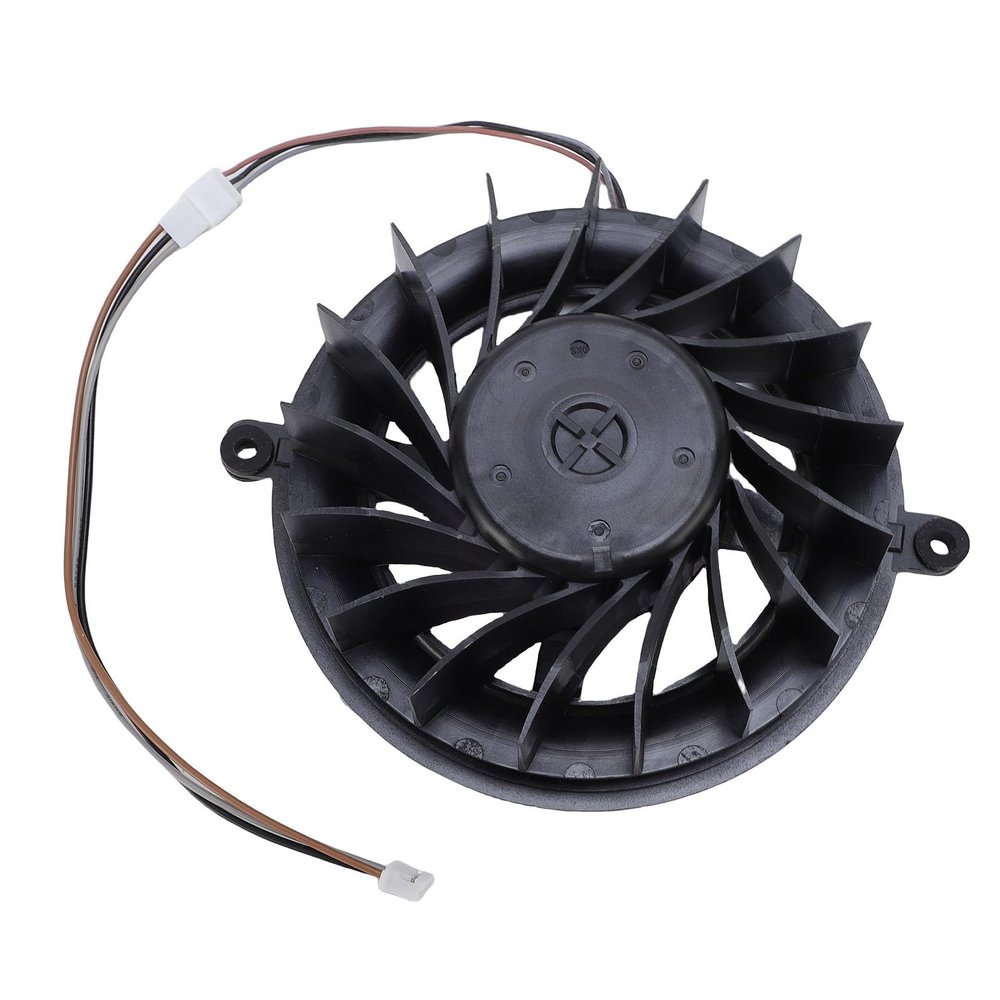 Asixxsix CPU Cooling Fan, 12V 1.67A 3 Pin 17 Leaf Internal Cooling Fan Replacement, Game Console Repair Part Kit for G10C12MS1AH-56J14 for CECH 20 21 25
