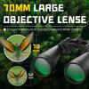 15-35x70 Binoculars for Adults High Powered, 35x HD Zoom for Stargazing & Bird Watching, Waterproof Binocular with Tripod Adapter, Ideal Essentials for Cruise Ship, Travel, Camping, Outdoor, Hunting view 4