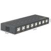 8 Port Splitte -KVM Switch ControllerUSB Keyboard Mouse Synchronizer, Plug and Play DistributorSplitter for Various Operating System view 2