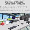 8 Port Splitte -KVM Switch ControllerUSB Keyboard Mouse Synchronizer, Plug and Play DistributorSplitter for Various Operating System view 3
