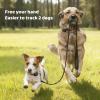 2-Pack Outdoor GPS Dog Tracker for Two Dogs Real-Time Tracking, No Phone or Signal Needed, Perfect for Hiking, Camping, Farms, and Large Open Spaces, No Subscription Fees view 2