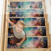 Dreamy Starry Sky Star Night Stair Treads Non-Slip 15 Piece 30" x 8" Indoor Staircase Step Treads Washable Stair Grips Peel and Stick Carpet Stairway Runners Mats for Wooden Step view 3