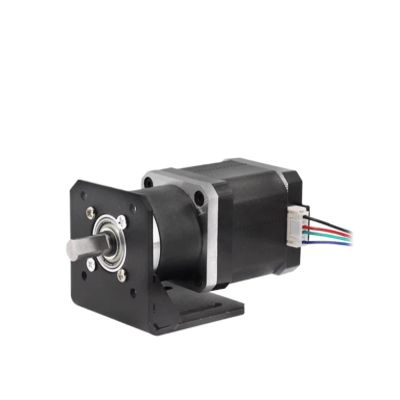 42HS40 Stepper Motor 40mm Body Length with 3.71:1-139:1 Ratio NEMA17 Planetary Gear Stepping Motor with Gearbox(PG100,Only Motor)