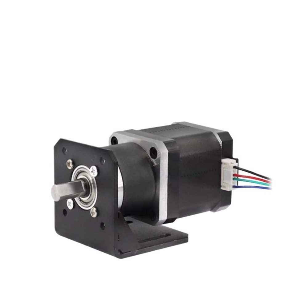 42HS40 Stepper Motor 40mm Body Length with 3.71:1-139:1 Ratio NEMA17 Planetary Gear Stepping Motor with Gearbox(PG100,Only Motor)