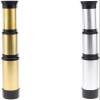 Telescopes for Adults Astronomy, High Power Monocular Telescope, 35Mm Vintage Handheld Zoomable Lightweight Pirate Spyglass for Silver view 2
