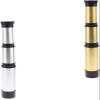 Telescopes for Adults Astronomy, High Power Monocular Telescope, 35Mm Vintage Handheld Zoomable Lightweight Pirate Spyglass for Silver view 4