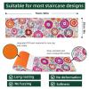 Stair Treads for Wooden Steps Donut 15 Packs Stairway Carpet Mat Indoor Stair Runners Soft Carpet Stair Treads Non-Slip Safety Step Rug Pads, 30" x 8" view 4
