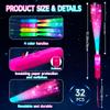 PartyFrenzy 32 PCS Fiber Optic Wands Bulk, LED Flashing Light Up Wands with 3 Modes, Glow Party Supplies for Concert, Wedding, Halloween, New Years Eve & July 4th view 2