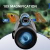 10x42 Monocular Telescope High Power HD, 330g Ultra-Lightweight & Portable, BAK4 Prism Metal Frame, with Phone Adapter Tripod for Bird Watching, Hunting, Travel, Concerts, Football Games view 2