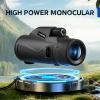 10x42 Monocular Telescope High Power HD, 330g Ultra-Lightweight & Portable, BAK4 Prism Metal Frame, with Phone Adapter Tripod for Bird Watching, Hunting, Travel, Concerts, Football Games view 4