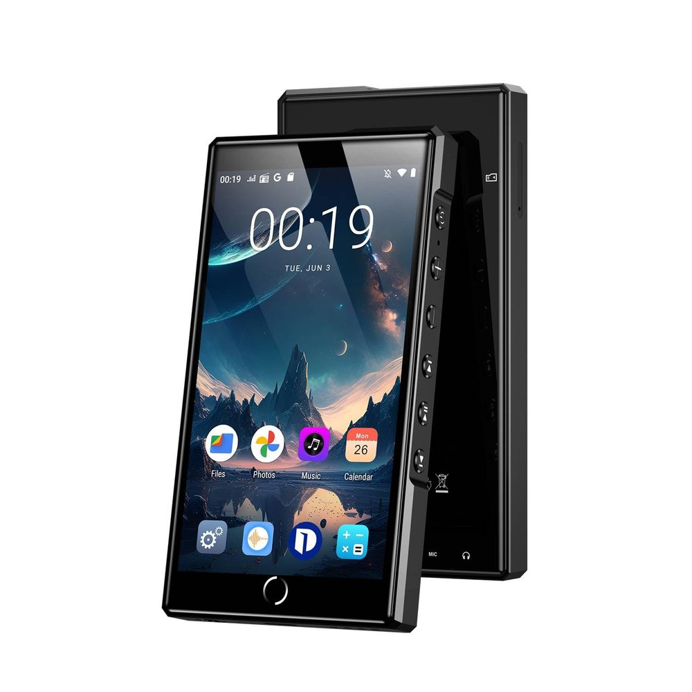 80GB Smart MP3 Player with Bluetooth and WiFi, KeenPlus MP4 4.3" Touch Screen and Android 13 Supports Latest Apps & Browsing,Pre-Installed Spotify,Amazon Music & Mainstream Apps,Parental Controls