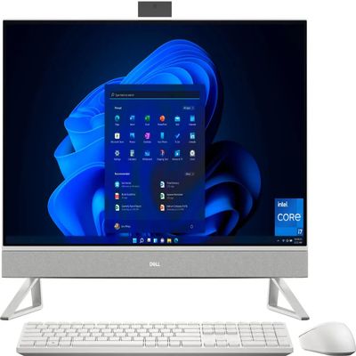 2024 Delll Inspiron 7000 All-in-One Desktop 27" FHD IPS Touch10-Core Intel Core i7-1255U NVIDIA GeForce MX550 2GB GDDR616GB DDR4 512GB NVMe SSD+1TB HDD RJ45 HDMIv1.4 Webcam Windows 10 Home