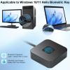 Fast-Login Biometric USB Device Metal Fingerprint Reader for Office PCs Windows-Compatible Password Alternative Stable Metal Fingerprint Login Tool view 2
