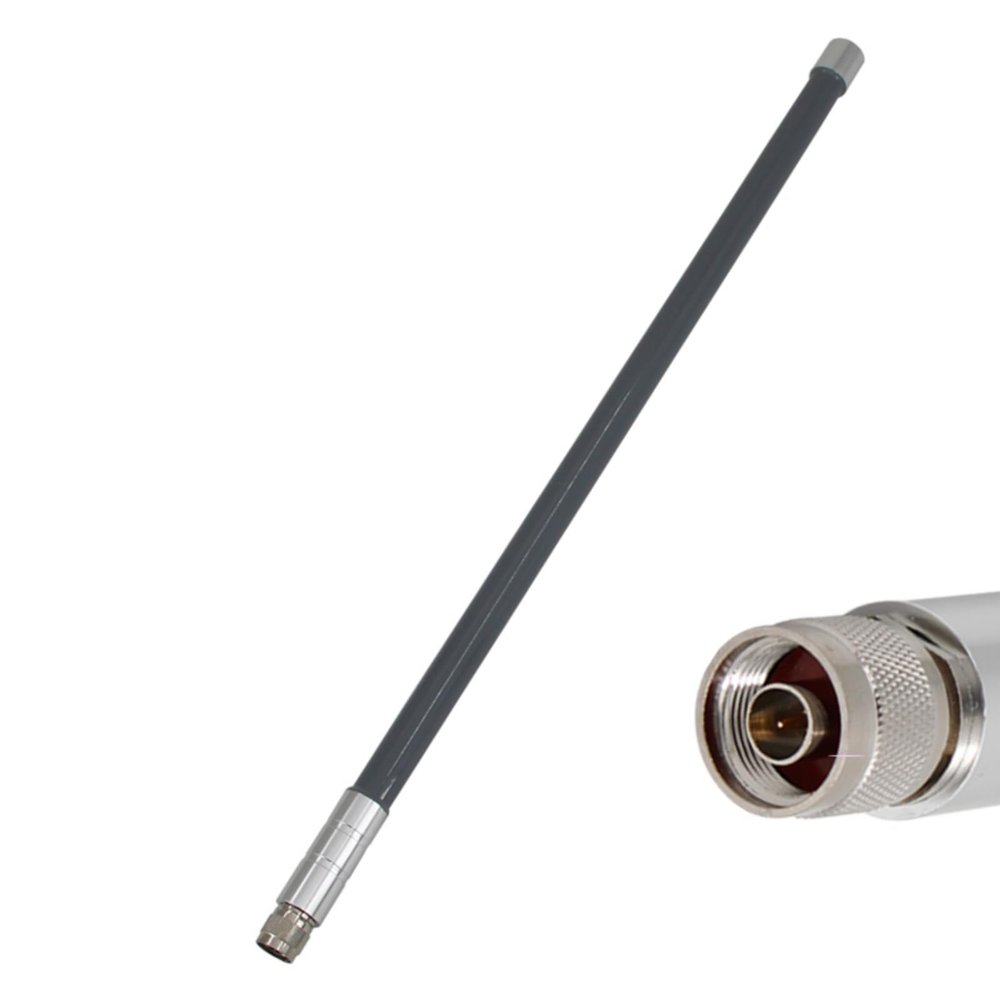8 dbi Antenna LoRa 915 MHz Tall Indoor Outdoor Omni-Directional HNT Hotspot for Cell Booster, WiFi, MNTD, Nebra, RAK, Bobcat, Syncrob, Outdoor N Male 55cm (868-915mhz 55cm Gray)