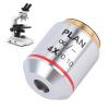 LICAEVEY Microscope Lens, 20.2mm Interface Optical System, High Resolution 4X Objective for Biological Microscopes Education Research view 1
