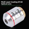 LICAEVEY Microscope Lens, 20.2mm Interface Optical System, High Resolution 4X Objective for Biological Microscopes Education Research view 2