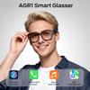 Oraolo Smart Glasses, Polarized Sunglasses with Bluetooth Speaker, Wireless Music & Calls, Athletic/Outdoor UV Protection and Voice Control, Unisex(Brown) view 2