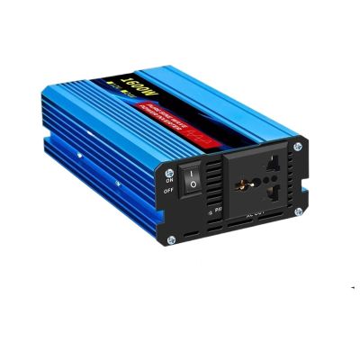 1600W-10000W Pure Sine Wave Power Inverter 12V/24V DC to 110V/220V Converter with Type-C Ports 2 AC Power Outlets LCD Display(2200W,24V_110V 60HZ_Universal)