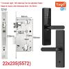 BOGJFC F17 Tuya WiFi Smart Door Lock Fingerprint Password Card Mechanical Key App Unlock Aluminium Alloy Mortise 22x235(5572) view 2