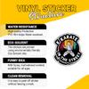3 Pcs Karate in The Street Sticker, Martial Arts Fighter Vinyl Decal for Students, Teens, Adults, Instructors, Athletes, Laptop, Scrapbook, Notebook, Water Bottle, Journal, Car Window, Case 3 Inches view 4