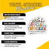 3 Pcs Advocate Empower Support Social Worker Sticker Positive Quote Vinyl Decal for Social Work Student, Case Manager, Therapist, Counselor, Hospital Staff, Laptop, Hydroflask, Notebook 7 Inches view 3