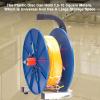 Blue Wire Spool Rack,Removable Electrical Wire Spool Holder Cart,4/6 Axle Cable Caddy with Wheels,for Industrial and Retail Use(4 reel) view 4