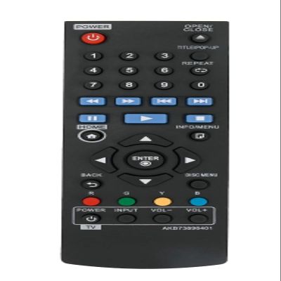 AKB73896401 Remote Control for LG Blu-Ray Disc DVD Player in Living Rooms or Rooms, Size Approximately About 5 x 2 x 1 in, Replacement Remote Compatible Models BD640 BP135 BP135N BP135W BP145 BP155N