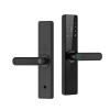 BOGJFC Smart WiFi Fingerprint Door Lock Tuya App Biometric Password Card Key Unlock For Wooden Steel Doors Mortise 147x22 Black view 1