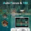 5K Digital Camera for Photography - 75MP WiFi Vlogging Camera for YouTube - UHD 18X Zoom Digital Cameras with Flip Screen 3" 180 - Travel Photography Flash Camara for Beginners & Adults view 4