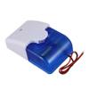 Bloepum 8X Mini Wired Strobe Warning Siren Dc 12V Sound Alarm Flashing Light Sound Siren Horn Alarm System 115Db Blue view 4