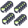 10 20 30 50pcs 91331 91201 12mm Multicolor Plastic Label Tape Compatible with Label Maker LT100H LT-100T Label Paper Tape for Labeling(White-20pcs) view 1