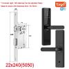 BOGJFC Smart WiFi Fingerprint Door Lock F17 5 in 1 Biometric Keypad Tuya App USB Emergency Charge Built in Doorbell Mortise Size 22x240(5050) view 2