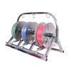 3/4 Reel Wire/Cable Distributor,Iron Multiple Axle Cable Rack,Folding Wire Spool Rack Dispenser,Hold 6 Square Millimeters and Below(3 reel) view 1