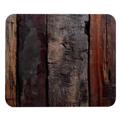 Brown Wooden (3) Computer Mouse Pad,Rubber Mouse Mat for Gaming, Office, Laptop, PC, Women