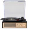 Crosley CR6045A-BK Miles 3-Speed Bluetooth in/Out Record Player Turntable with Built-in Speakers, Black view 1