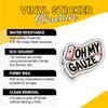 3 Pcs Oh My Gauze Nurse Sticker Funny Medical Humor Quote Vinyl Decal for Nursing Students, RNs, CNAS, Doctors, Healthcare Workers, Hospital Staff, Laptop, Water Bottle, Journal, Car 7 Inches view 4
