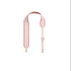 KOLOMOMO Canvas splicing SWIFT leather shoulder strap handmade, 5-speed adjustable design, multiple back methods (Rose Sakura Gold Buckle) view 1