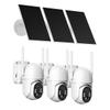 GMOX 4G LTE Cellular Security Cameras Outdoor, No WiFi Security Camera Solar Powered with 360 View, 2K Color Night Vision, Includes SIM Card(Support Verizon/AT&T/T-Mobile) (1) view 1