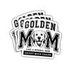 3 Pcs Golden Retriever Mom Like Normal Mom Except Much Golden Sticker, Funny Dog Lover Vinyl Decal for Women, Pet Parents, Laptop, Water Bottle, Notebook, Scrapbook, Journal, Car Window 3 Inches view 1