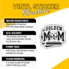 3 Pcs Golden Retriever Mom Like Normal Mom Except Much Golden Sticker, Funny Dog Lover Vinyl Decal for Women, Pet Parents, Laptop, Water Bottle, Notebook, Scrapbook, Journal, Car Window 3 Inches view 4