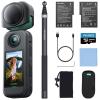 AKASO 360 Action Camera - 5.7K 360 Video with 1/2" 48MP Sensors, 72MP 360 Photo, 360-SuperSmooth, Invisible Selfie Stick, 360 Horizon Lock, AI Tracking Drone View Combo with 256GB MicroSD Card view 1