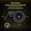 Bass Rockers BRM10LPv2 10" Midrange Loudspeaker  375W Peak / 300W RMS, 8 Ohm, 91dB Sensitivity, Treated Cloth Surround, Paper Cone, Steel Basket (2xBRM10LPv2) view 4