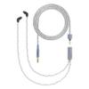 Dekoni Ensemble Silver Plated Copper Braided IEM Cable | 4.4mm Balanced TRRRS Plug with 0.78mm 2-Pin Connectors | Audiophile Grade Detachable Upgrade Headphone Cord, 52 Inch view 1