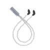 Dekoni Ensemble Silver Plated Copper Braided IEM Cable | 4.4mm Balanced TRRRS Plug with 0.78mm 2-Pin Connectors | Audiophile Grade Detachable Upgrade Headphone Cord, 52 Inch view 2