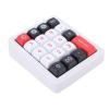 Fockety Number Pad, Hot Swappable Mechanical USB Wired Numeric Keypad with 12 RGB LED Backlit, Ergonomic Programmable 19 Key Numpad for Laptop, Desktop, Computer, PC (White) view 1