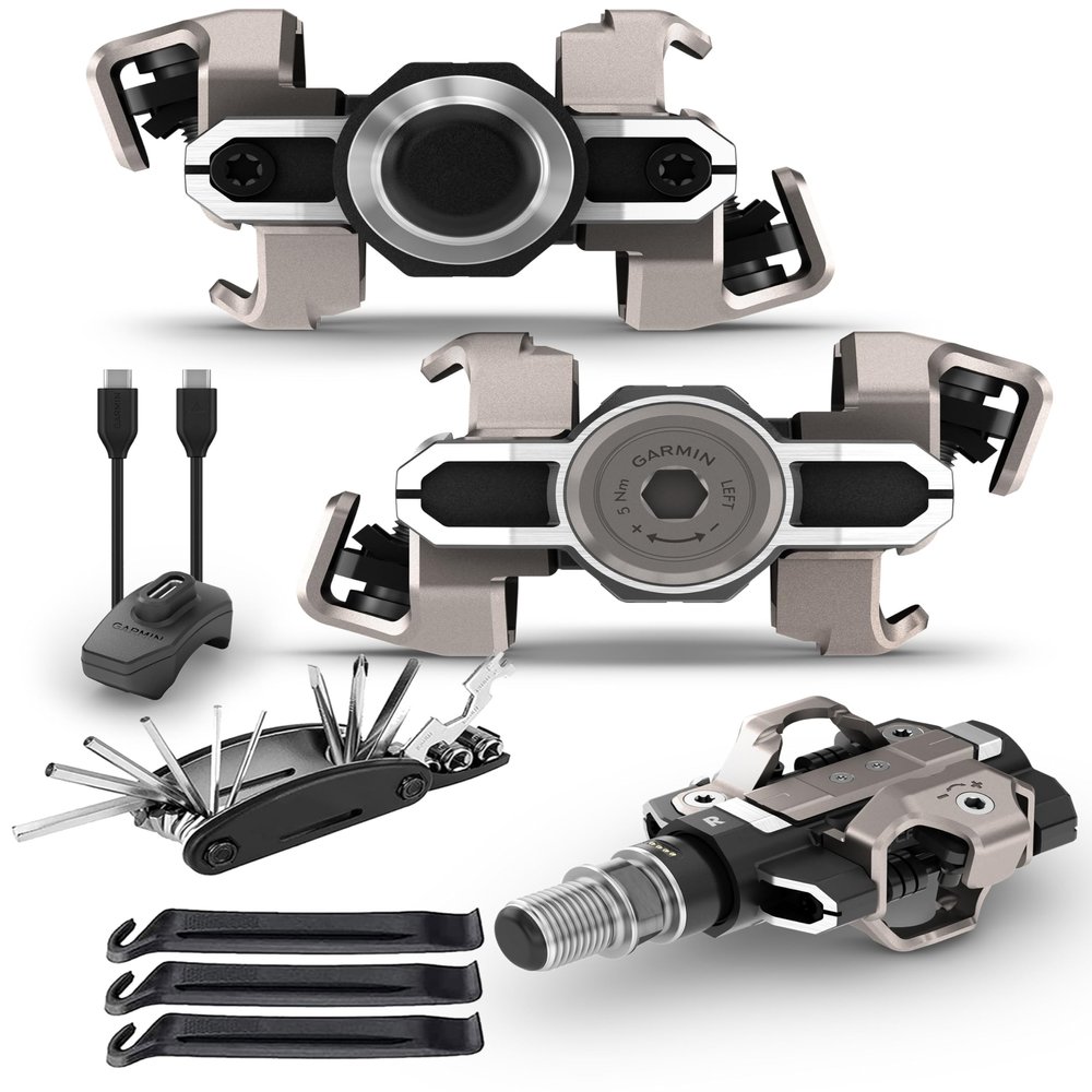 Garmin Rally XC110 Power Meter Pedals PlayBetter Bike Tool Bundle